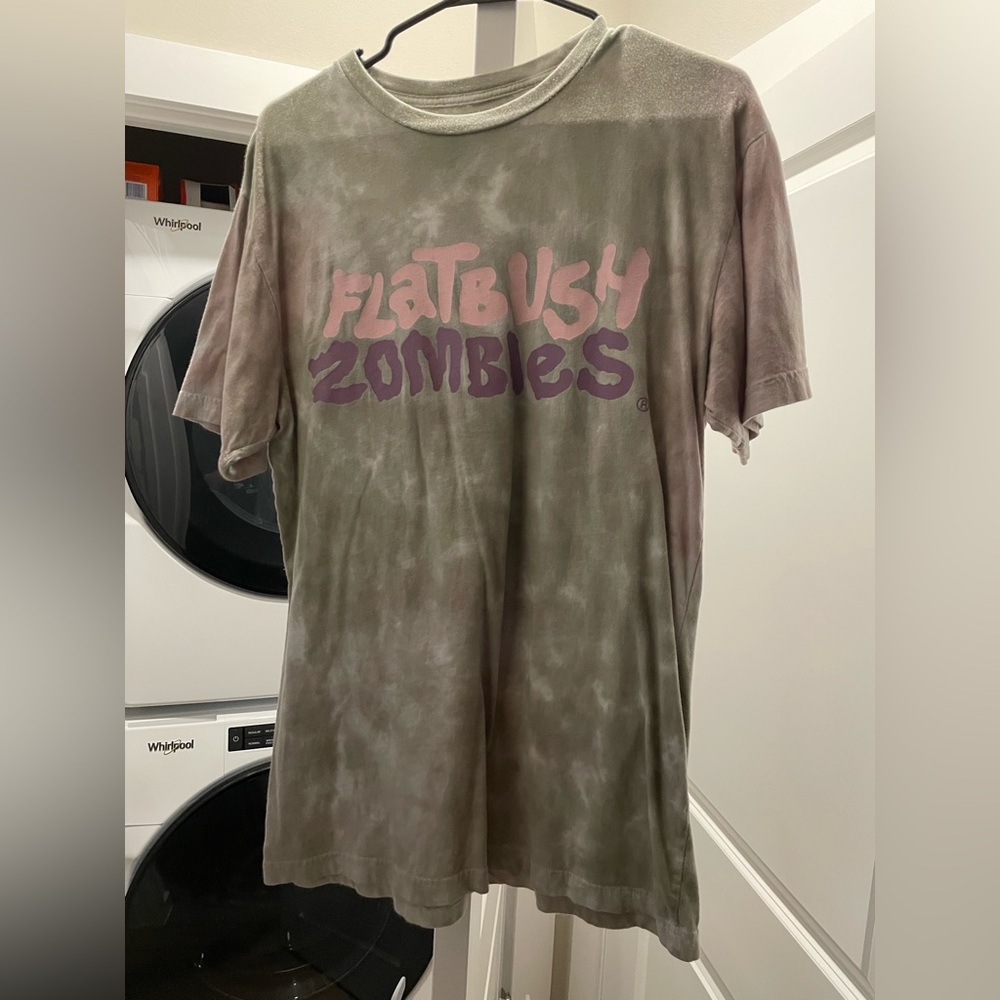 FBZ Flatbush Zombies Green tie-dye T-shirt